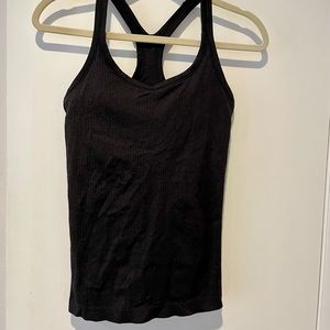 Lululemon Charcoal Ebb to Street Tank Top